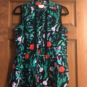 Kate Spade Peplum top